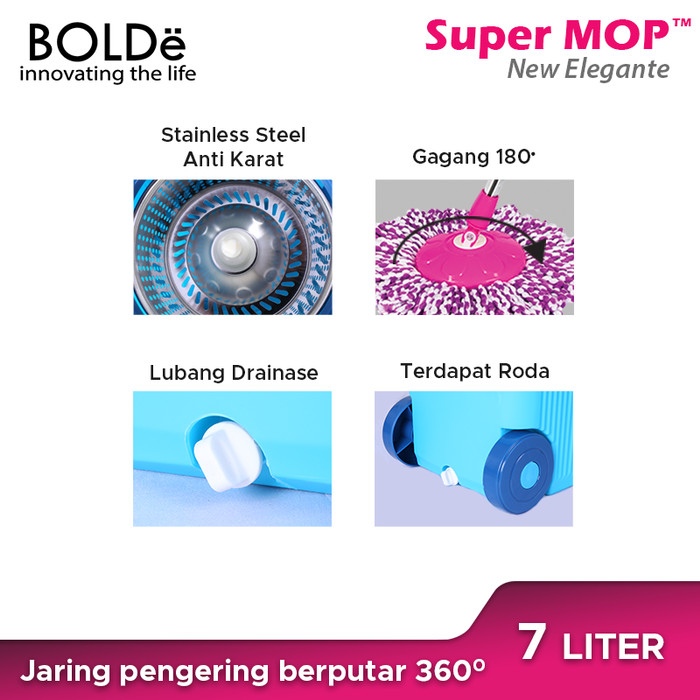 Bolde Super MOP ELEGANTE Pink